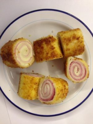 tramezzini arrotolati con sorpresa