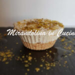 mini cheesecake all'olio al basilico