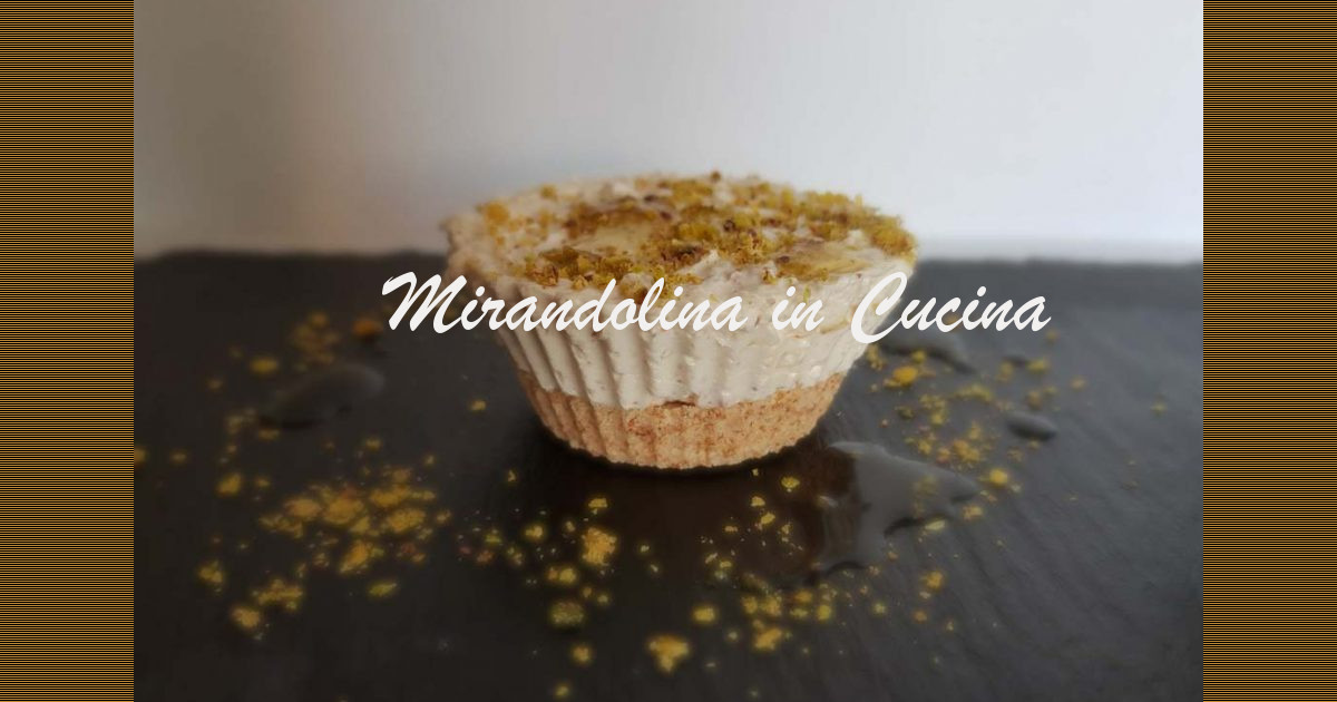 mini cheesecake all'olio al basilico