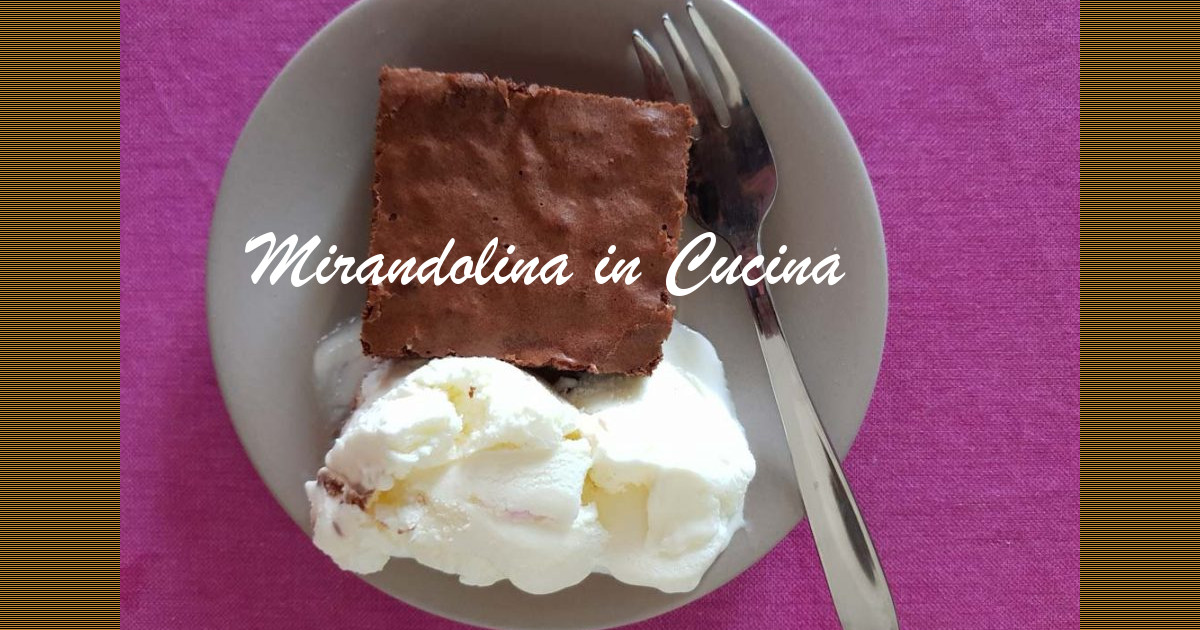 brownies al cioccolato