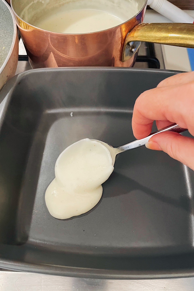 teglia con besciamella