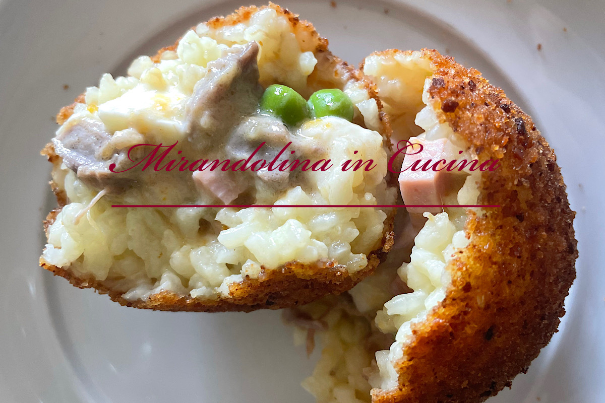 Arancine al ragù bianco