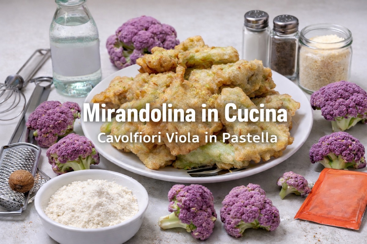 cavolfiori viola in pastella