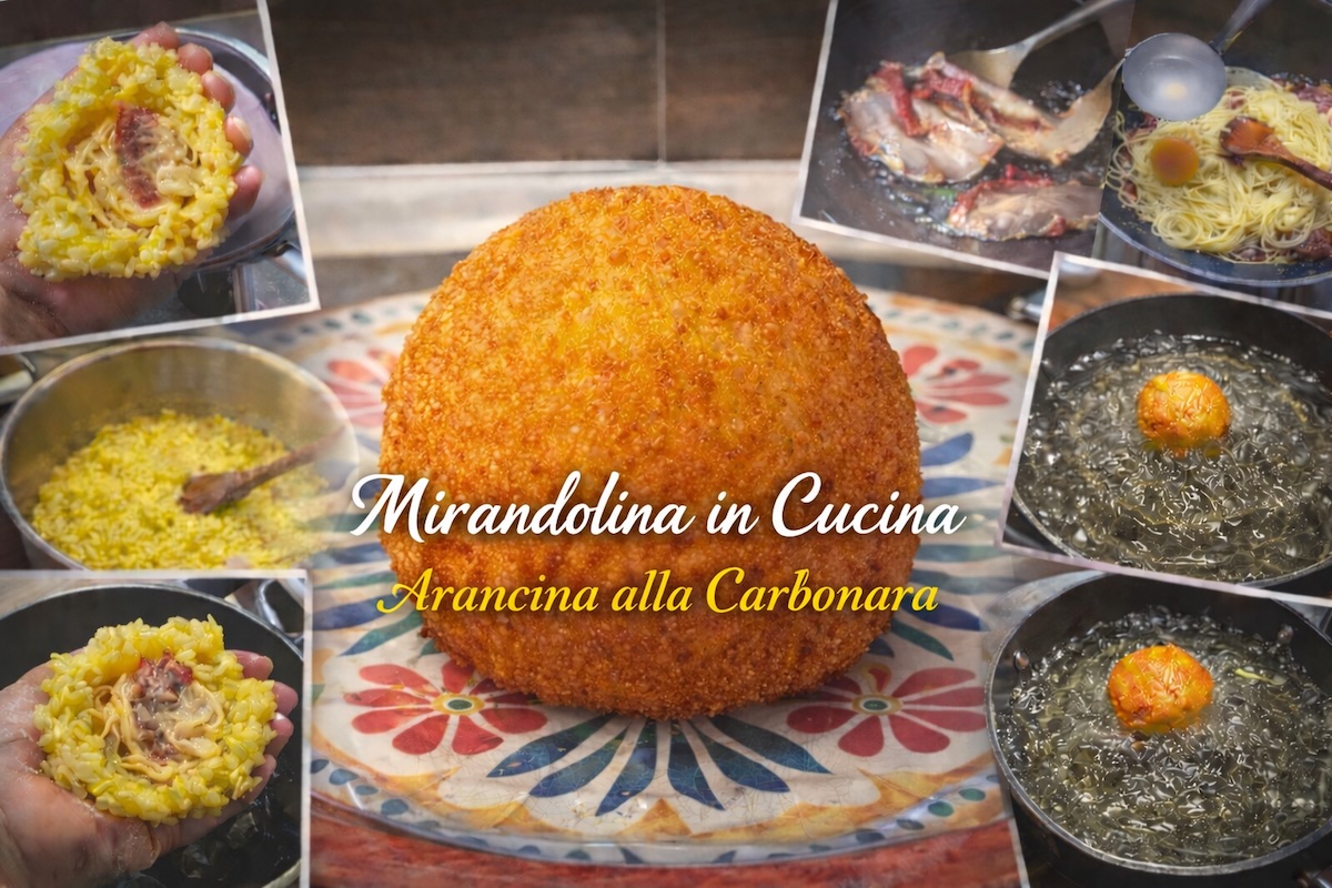 Arancini alla carbonara